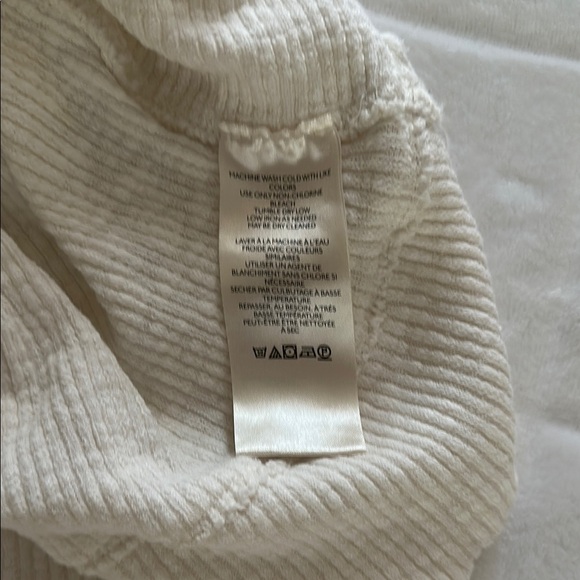 Free People. We The Free Ivory Textured Knit Top - Picture 7 of 7